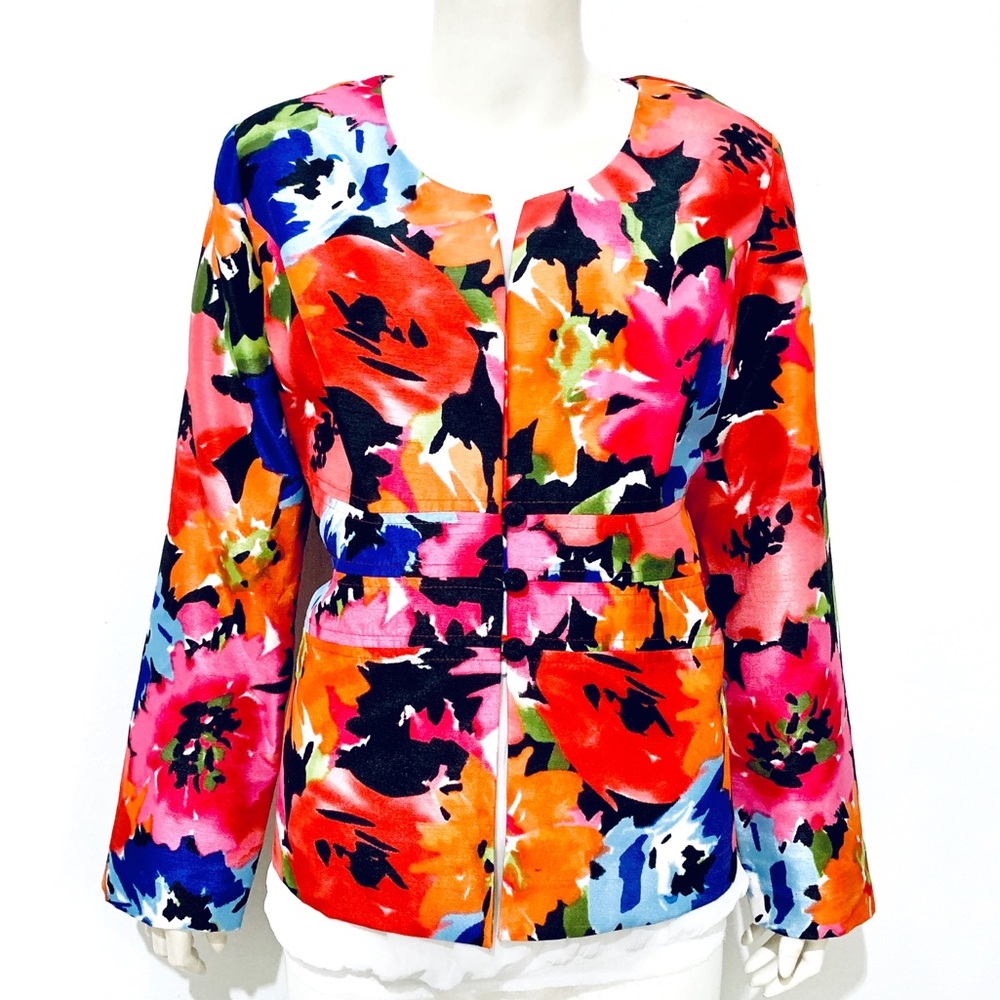 DANNY & NICOLE | Women’s Button Up Blazer Size 14P